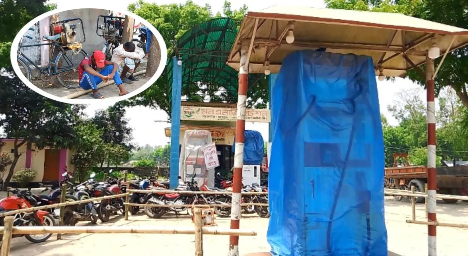 রুহিয়ায় জ্বালানি তেলের তীব্র সংকট পাম্প আছে তেল নেই, বিপাকে কৃষক ও পেশাজীবীরা