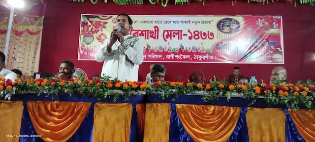 রাণীশংকৈলে ঐতিহ্যবাহী ৩৩তম বৈশাখী মেলার উদ্বোধন, বসেছে প্রায় ২০০ স্টল