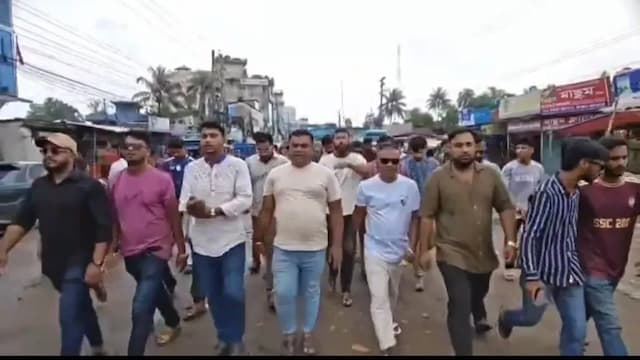 নিষিদ্ধ ঘোষিত আওয়ামীলীগ ও ছাএলীগের নাশকতার প্রতিবাদে সুনামগঞ্জ জেলা যুবদলের উদ্যোগে বিক্ষোভ মিছিল অনুষ্ঠিত