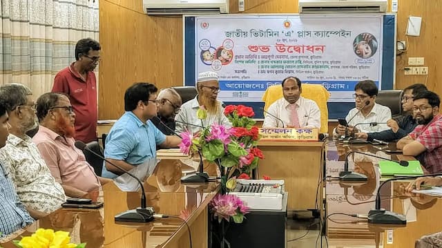 কুড়িগ্রামে ৩ লাখ ৩৩ হাজার শিশুকে খাওয়ানো হবে ভিটামিন ‘এ’ ক্যাপসুল