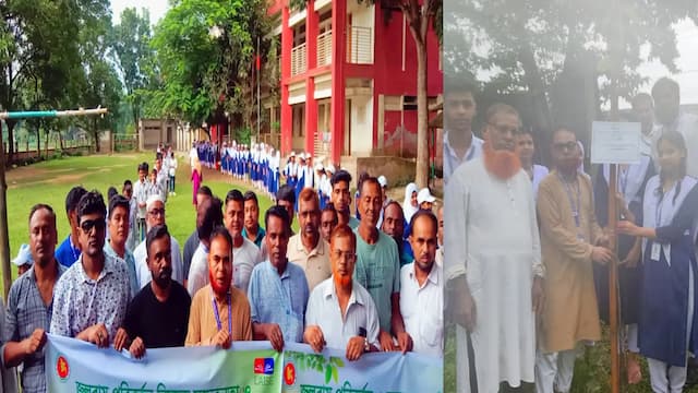 ভালুকায় জলবায়ু সচেতনতা ও বৃক্ষরোপণ কর্মসূচি অনুষ্ঠিত