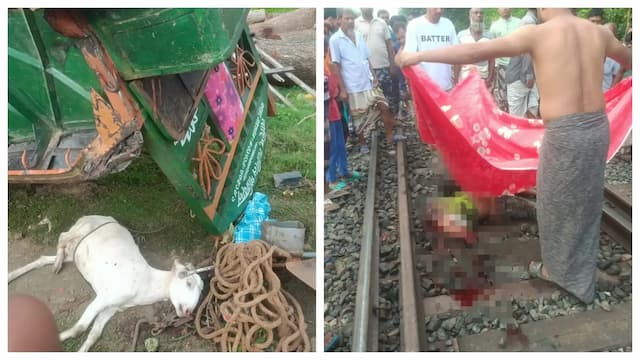 চাঁপাইনবাবগঞ্জের নাচোলে ট্রেনের ধাক্কায় পাওয়ার টিলারচালক নিহত