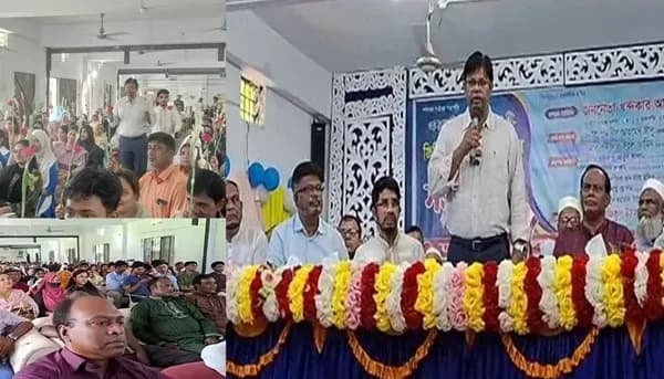 "পরিকল্পিত পথচলাই পৌঁছে দেবে সাফল্যের শিখরে" - সংবর্ধনা অনুষ্ঠানে এমপি আবু আশফাক