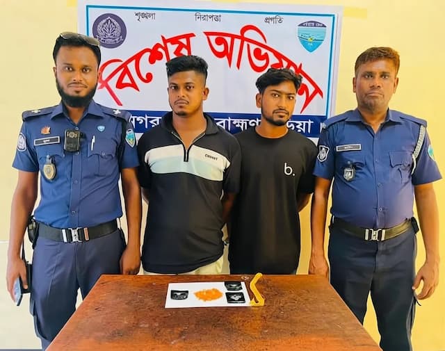 নবীনগরে ৫২০ পিস ইয়াবাসহ দুই মাদক কারবারি গ্রেপ্তার