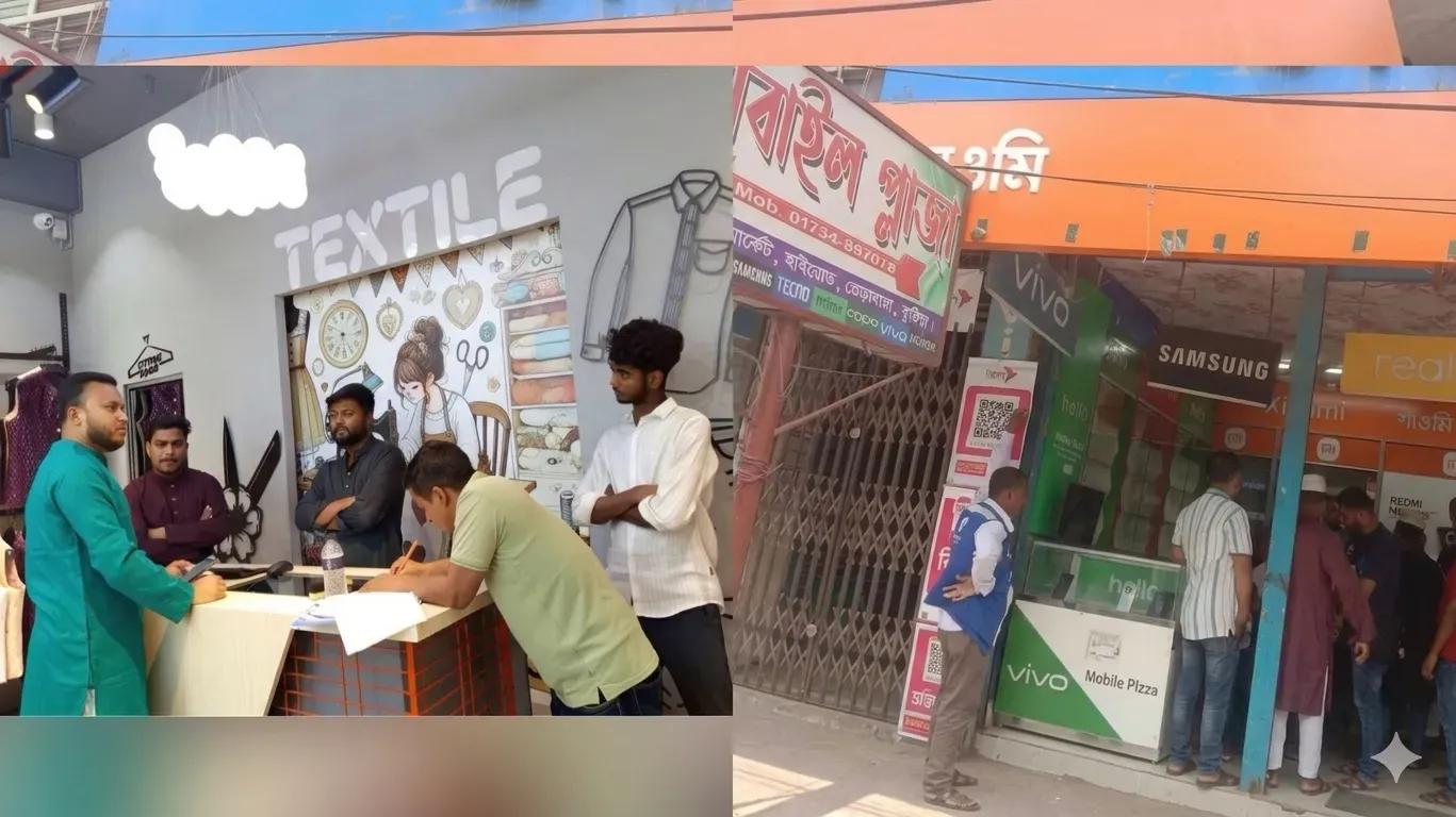 সাপ্তাহিক বন্ধ নোটিশ অমান্য ভেড়ামারায় দুই প্রতিষ্ঠানে ৫০ হাজার টাকা জরিমানা।।