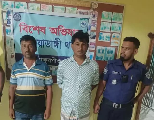 হামলার অভিযোগে পীরগঞ্জ থেকে আটক দুইজন, বালিয়াডাঙ্গী পুলিশের অভিযান