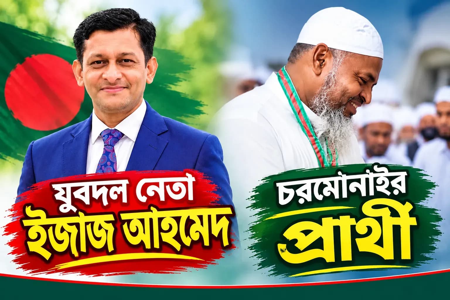 উপজেলা যুবদল শীর্ষে নেতা ইজাজ আহমেদ এর বাহিরে মনোনয়ন গেলে চরমোনাইর প্রার্থী ওমর ফারুক মাওলানা চেয়ারম্যান হওয়ার সম্ভাবনা বেশি চর কুকরি মুকরি তে