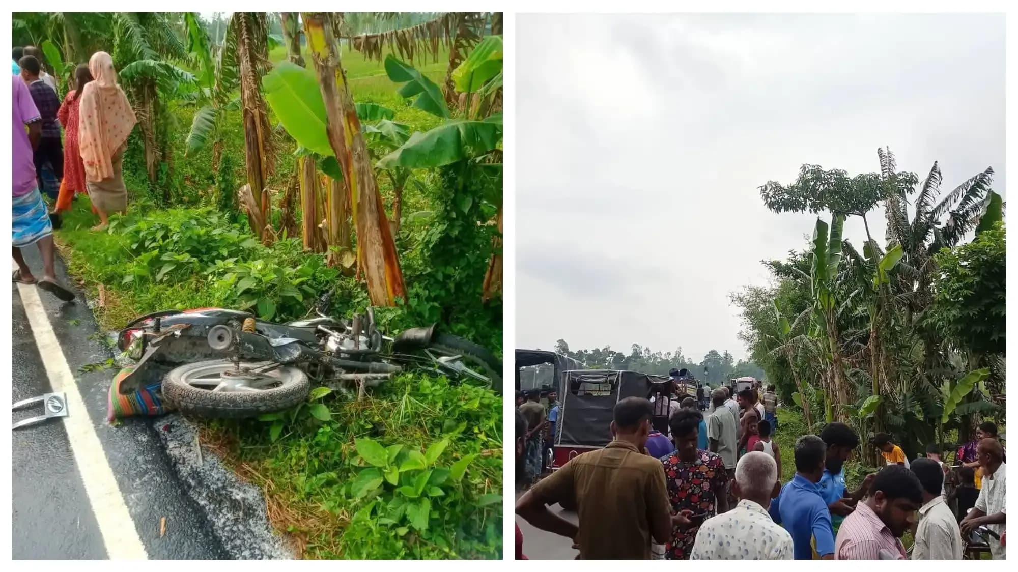 কুড়িগ্রামে পিকআপের সঙ্গে মোটরসাইকেলের সংঘর্ষে পিতা ও পুত্র নিহত