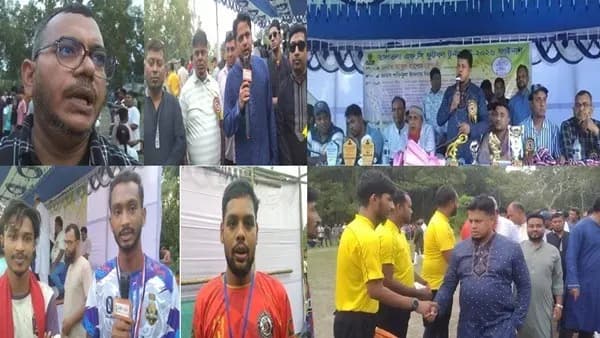 দোহারের জামালচর গ্রামে তালতলা এফসি টুর্নামেন্টের শিরোপা প্যানথম এফসির
