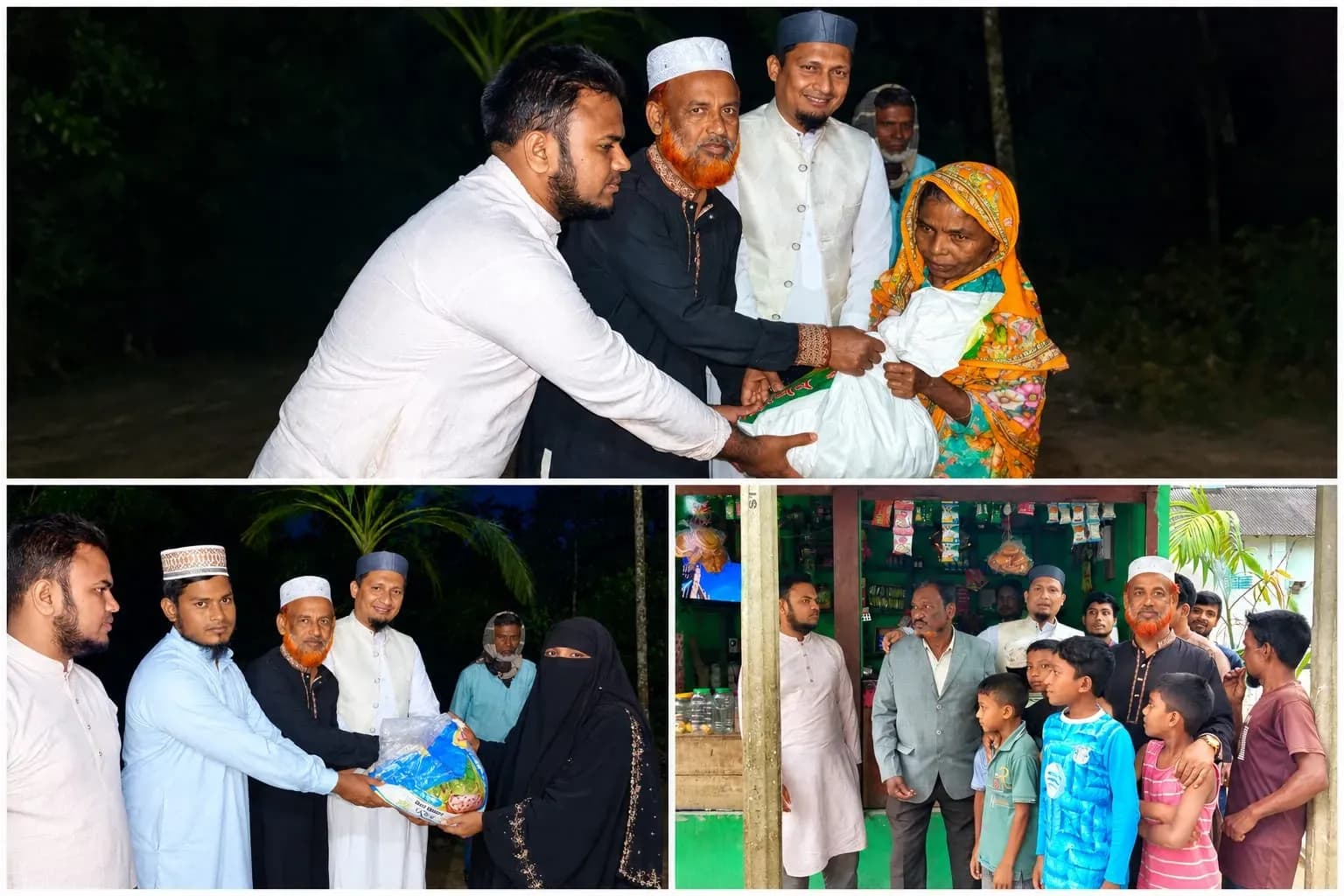 ফুলবাড়ীতে ইঞ্জিনিয়ার আব্দুস ছালাম সুজার ব্যক্তিগত উদ্যোগে অসহায় মানুষের মাঝে খাদ্যসামগ্রী বিতরণ