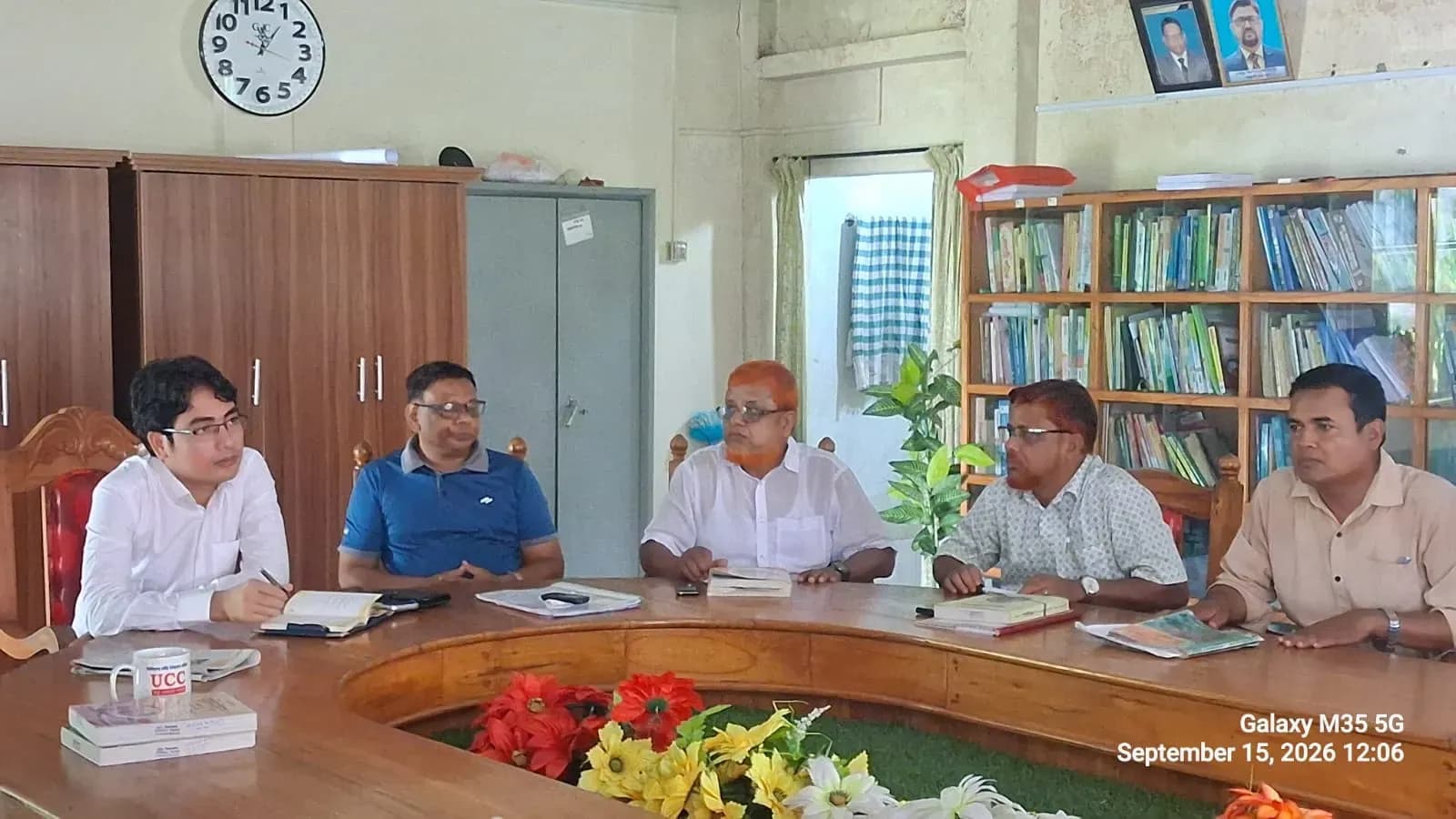 রুহিয়া গিন্নিদেবী আগরওয়াল মহিলা কলেজ পরিদর্শনে ইউএনও 